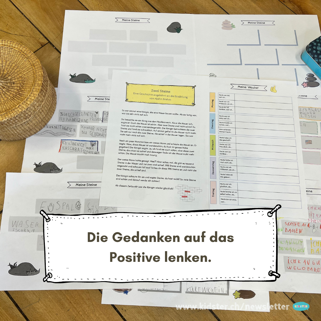 Die Gedanken auf das Positive lenken